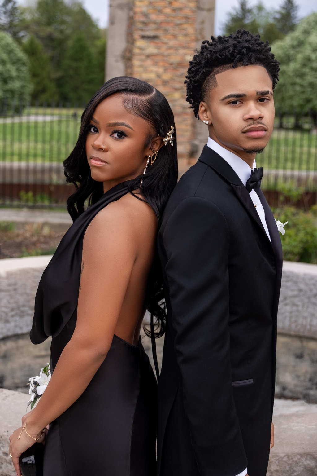 Prom couple portrait photographed by SoFreeDidIt